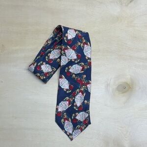 TABASCO SILK TIE. MULTI-COLOR Lobster and veggie